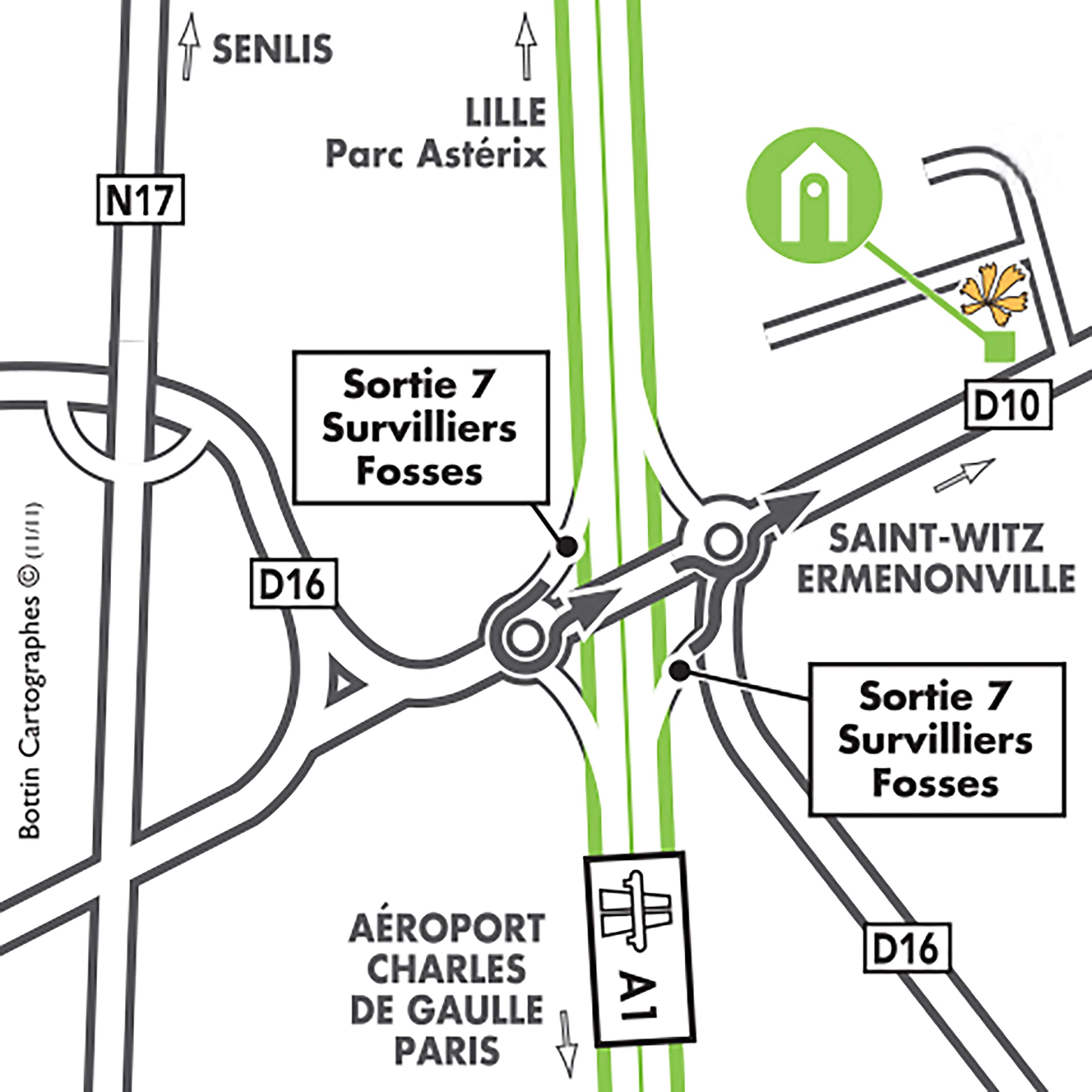 B&B Hotel Roissy - Saint Witz Ex-Campanile Roissy - Saint Witz Bagian luar foto